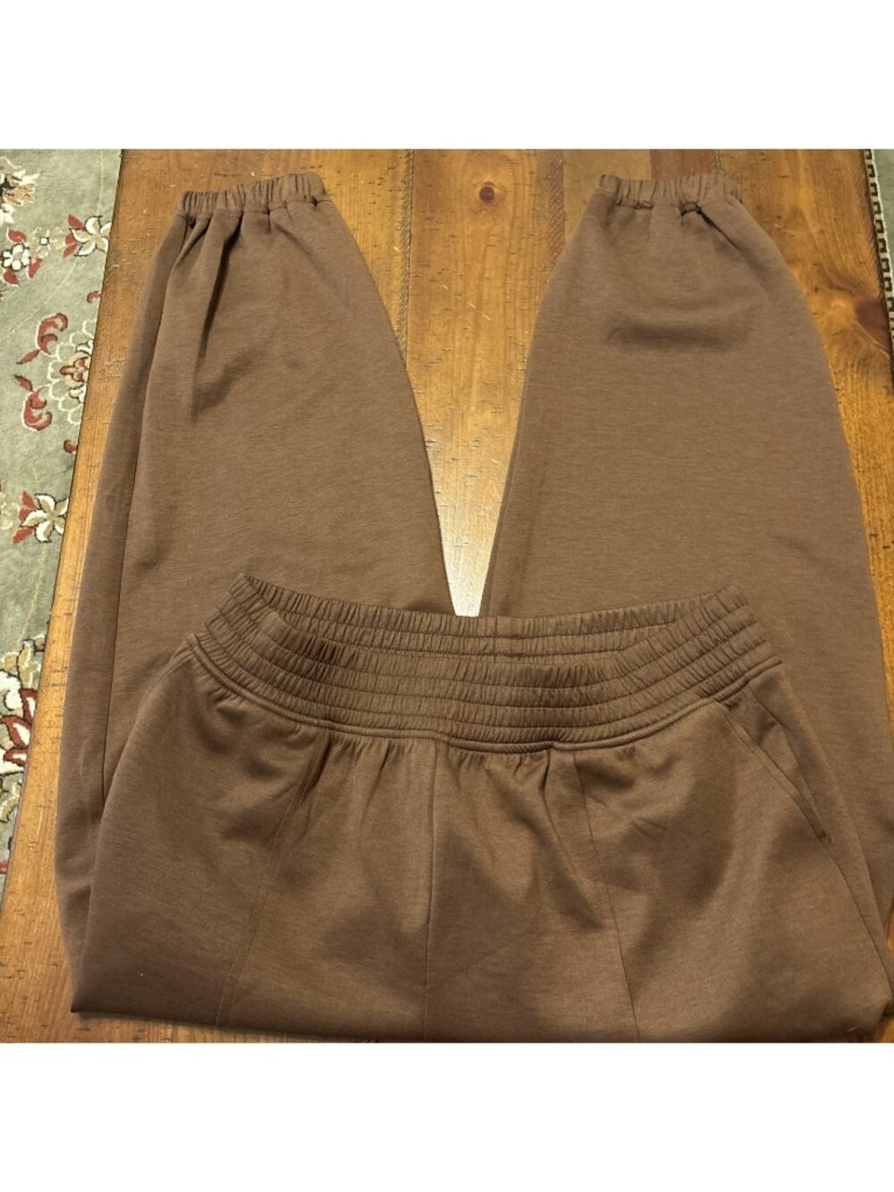 Zenana Brown Soft  Sweatpants Size 2X Joggers Gym Yoga Walking